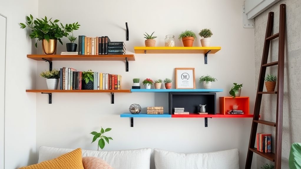 creative wall shelf designs
