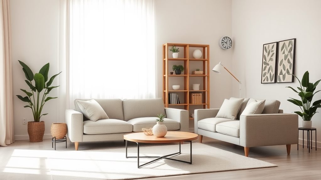 embracing simple living spaces