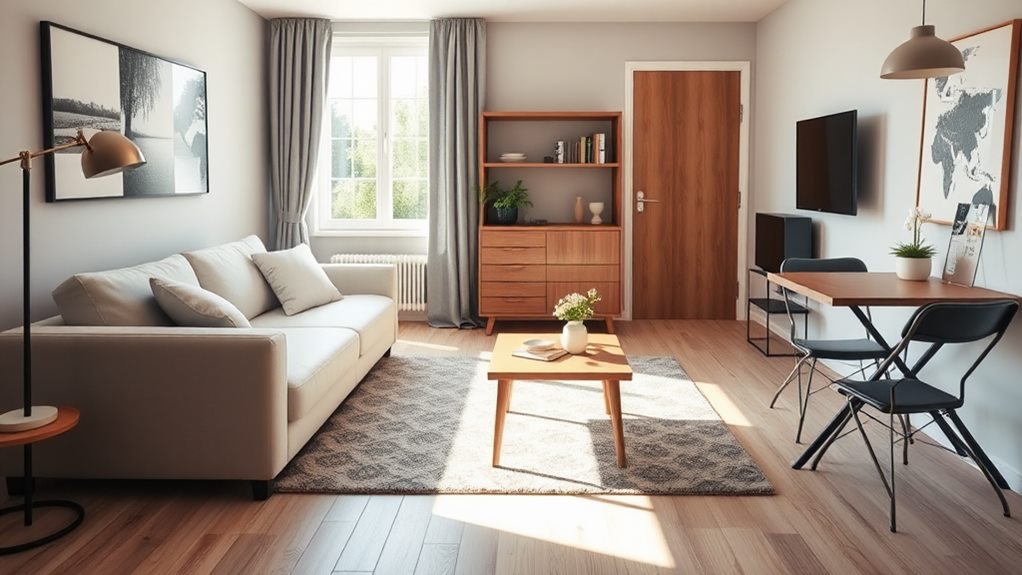 emphasize versatile furniture solutions
