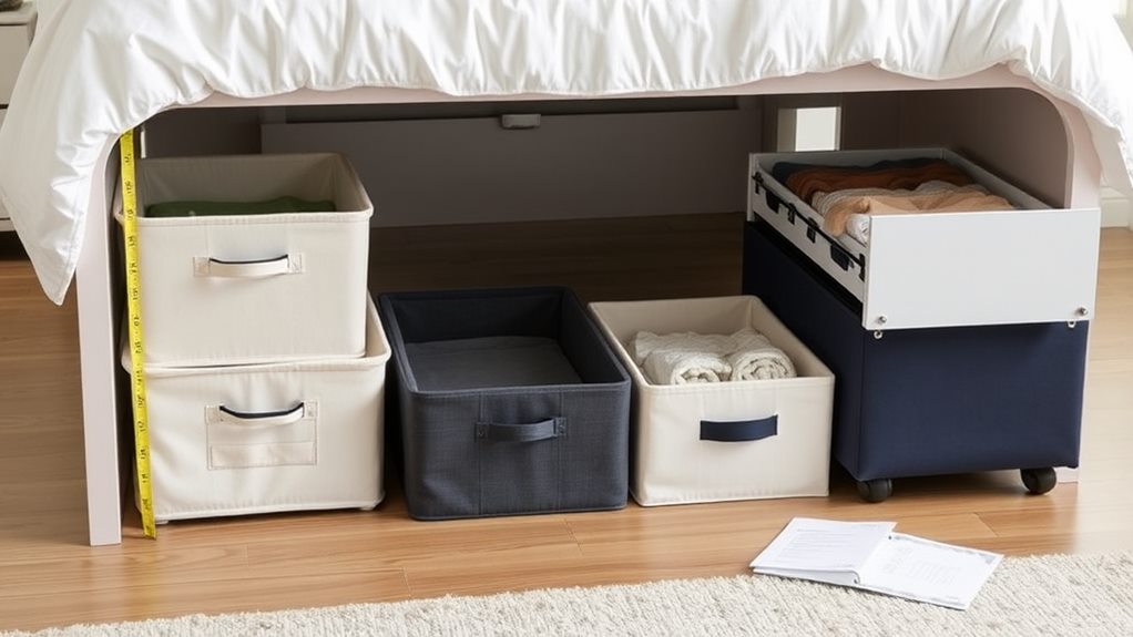 maximize under bed storage potential