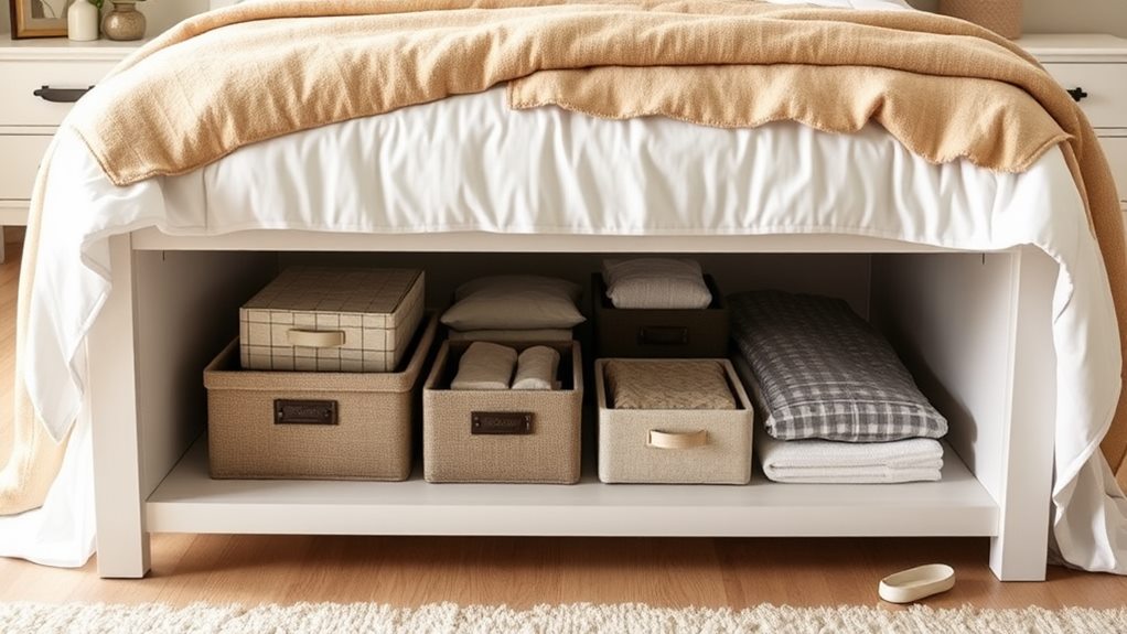 optimize under bed storage solutions