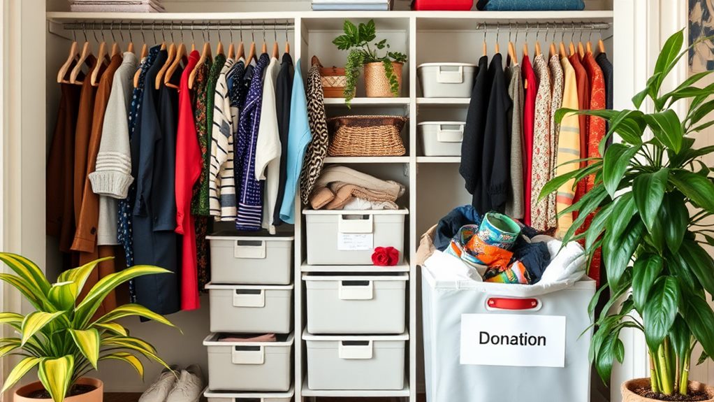 regularly donate unused items
