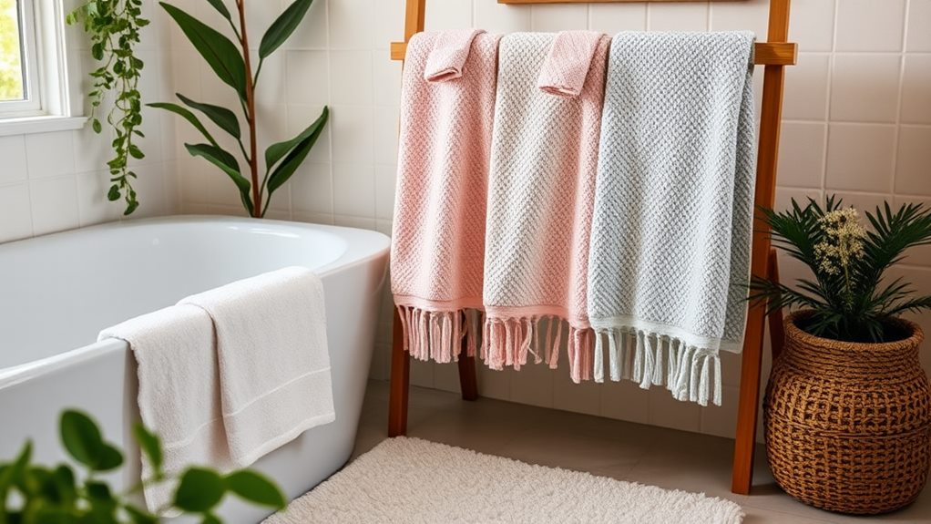 stylish budget friendly bath textiles