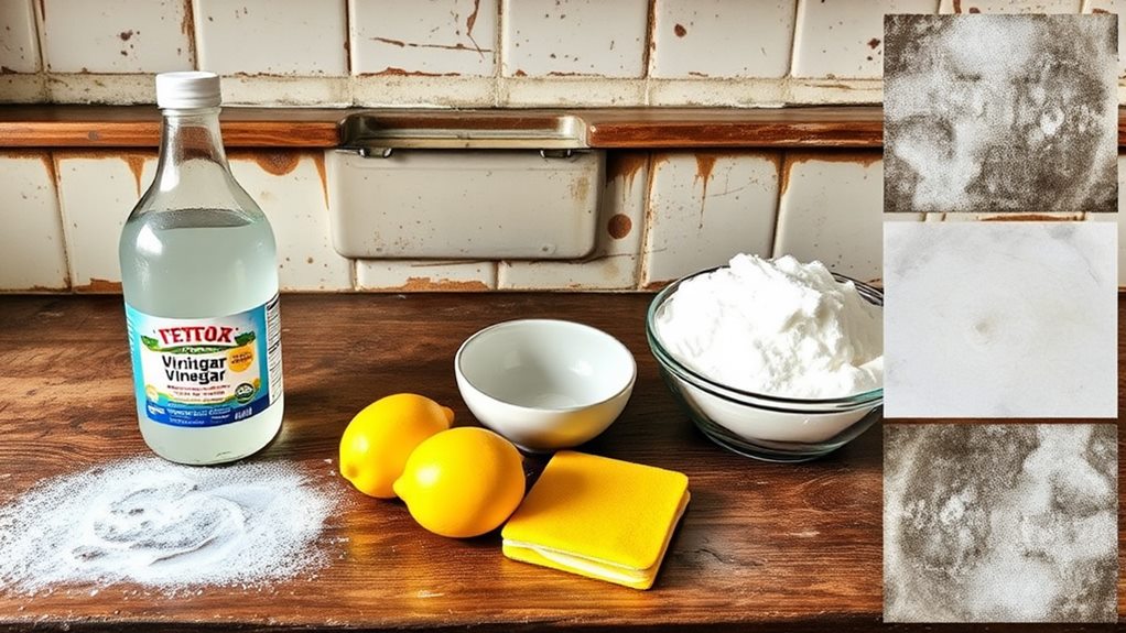 vinegar effective stain remover